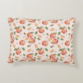 ボタニカルウォーターの桃&花 アクセントクッション (裏面)