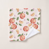 ボタニカルウォーターの桃&花 バスタオルセット (ウォッシュタオル)