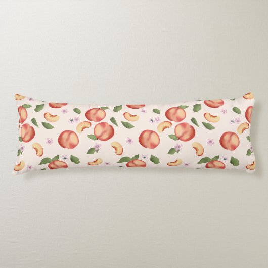ボタニカルウォーターの桃&花 ボディピロー (正面)