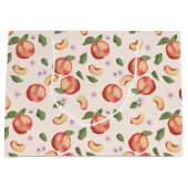 ボタニカルウォーターの桃&花 ラージペーパーバッグ (正面)