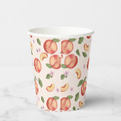 ボタニカルウォーターの桃&花 紙コップ (右)