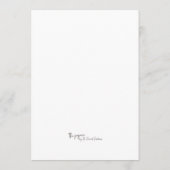 ボタニカルウォーターの色のブライダルシャワー推測誰がゲーム プログラム (裏面)