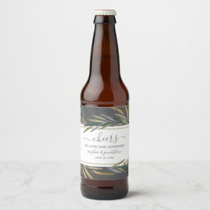ボタニカルウォーターカスタムカラー結婚シャルボードズ ビールラベル
