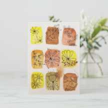 ボタニカルウォーターカラードードルすべての行事