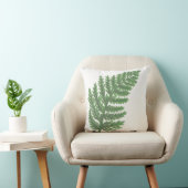ボタニカルウォーターカラーモスグリーンシダ クッション (椅子)