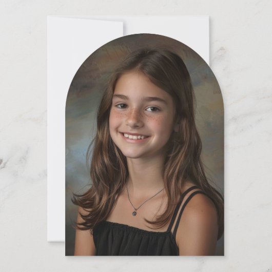 ボタニカルウォーターバーバルミツワーアーチ写真 招待状 (裏面)