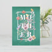 ボタニカルウォーターフローラマザーズデイカード セーブザデート (スタンド正面)