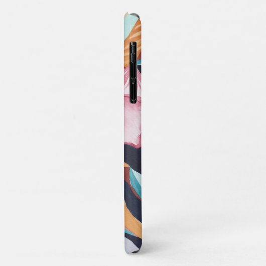 ボタニカルウォーター抽象芸術アートネーム電話ケース Case-Mate iPhoneケース (裏面/左)