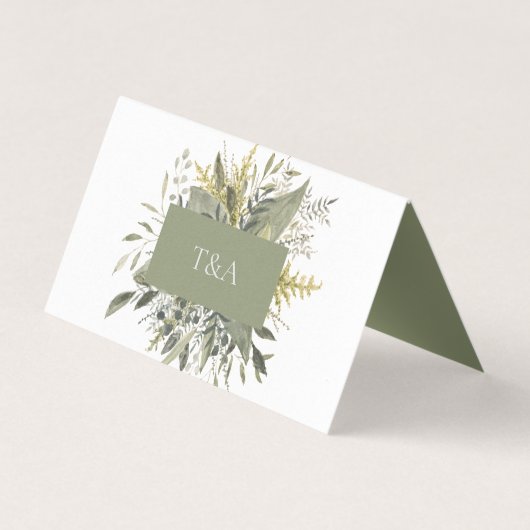 ボタニカルウォーター結婚カラー座席表 (裏面)