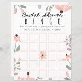 ボタニカルウォーター色ブライダルシャワービンゴ (正面/裏面)