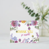 ボタニカルウォーター色Iサンキューカード サンキューカード (スタンド正面)