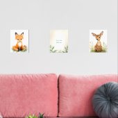 ボタニカルウッドランドベビーアニマル子供部屋ルームデコール (リビング)