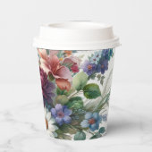 ボタニカルエレガンスフローラ紙カップ 紙コップ (裏面)