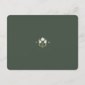 ボタニカルエレガンス結婚ズ情報カード エンクロージャーカード (裏面)