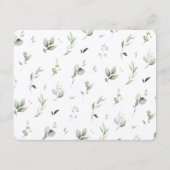 ボタニカルエレガンス結婚ズ情報カード エンクロージャーカード (裏面)