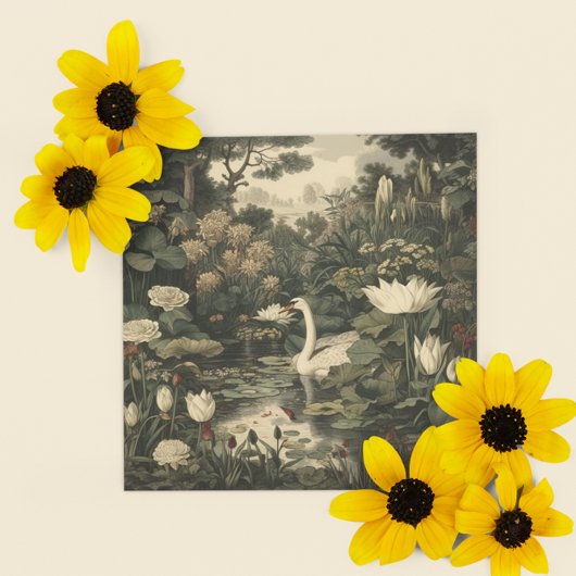 ボタニカルエレガンス – スワン・イン・ザ・フォレスト シーズンカード