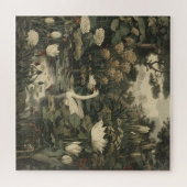 ボタニカルエレガンス – スワン・イン・ザ・フォレスト ジグソーパズル (横)