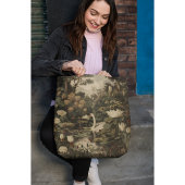 ボタニカルエレガンス – スワン・イン・ザ・フォレスト トートバッグ