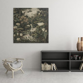 ボタニカルエレガンス – スワン・イン・ザ・フォレスト ポスター