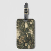 ボタニカルエレガンス – スワン・イン・ザ・フォレスト ラゲッジタグ (正面縦)