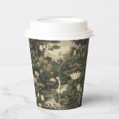 ボタニカルエレガンス – スワン・イン・ザ・フォレスト 紙コップ (正面)