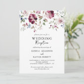 ボタニカルエレガントウェディング披露宴招待状 招待状 (スタンド正面)