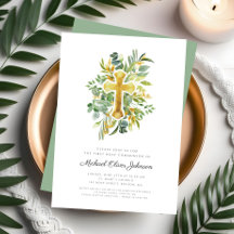 ボタニカルエレガントクロスファースト聖餐式