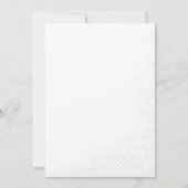 ボタニカルエレガントブルー 招待状 (裏面)