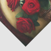 ボタニカルエレガントブーケレッドローズ 薄葉紙 (詳細)