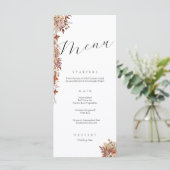 ボタニカルエレガント秋のフローラのメ結婚ニュー メニュー (スタンド正面)