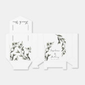 ボタニカルオリーブ葉ブランチイタリアン結婚ズ フェイバーボックス (折り畳みなし)