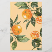 ボタニカルオレンジメインスクイーズブライダルシャワーメニュー (裏面)