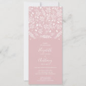 ボタニカルオールインワンダスティーバラ結婚式招待状 招待状 (正面)