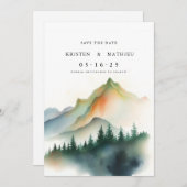 ボタニカルカスタムな山 セーブザデート (正面/裏面)