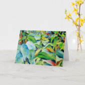 ボタニカルカ空白のード カード (黄色い花)