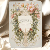 ボタニカルガーデンアールヌーボー結婚式招待状 招待状