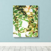 ボタニカルガーデンウォールアート キャンバスプリント (インサイチュ (ウッドフロア))