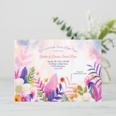 ボタニカルガーデンオブドリームズプロム招待状 招待状 (スタンド正面)