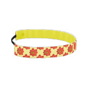 ボタニカルガーデンオレンジダリアフラワー アスレチックヘッドバンド (左)