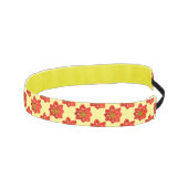 ボタニカルガーデンオレンジダリアフラワー アスレチックヘッドバンド (右)
