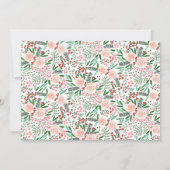 ボタニカルガーデンクリスマスホリデー |フォトカード シーズンカード (裏面)