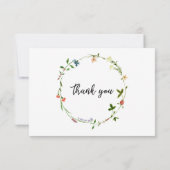 ボタニカルガーデンサンキューカード サンキューカード (裏面)