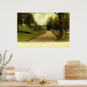 ボタニカルガーデンズブロンクスニューヨーク1905ヴィンテージ ポスター (キッチン)