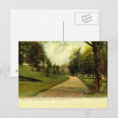 ボタニカルガーデンズブロンクスニューヨーク1905ヴィンテージ ポストカード (正面/裏面)