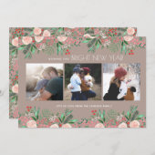 ボタニカルガーデンニューイヤーホリデー |フォトカード シーズンカード (正面/裏面)