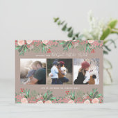 ボタニカルガーデンニューイヤーホリデー |フォトカード シーズンカード (スタンド正面)