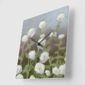 ボタニカルガーデン勉強I スクエア壁時計 (傾斜)