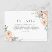 ボタニカルガーデン春結婚フローラズ詳細 エンクロージャーカード (正面)