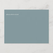 ボタニカルガーデン葉ズグリーンリー結婚ズ ポストカード (裏面)