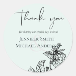 ボタニカルガーデン葉バジェット結婚ズ ラウンドシール